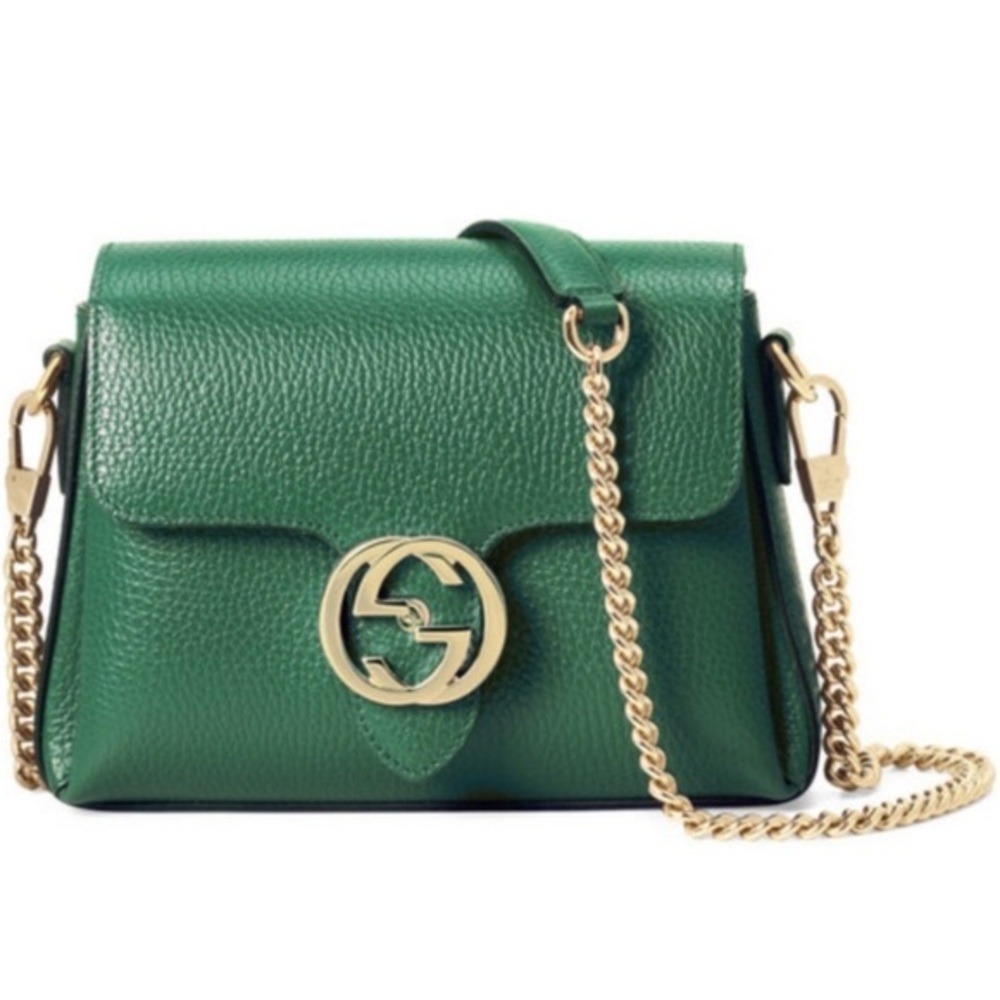 GUCCI interlocking leather crossbody bag- NWOT